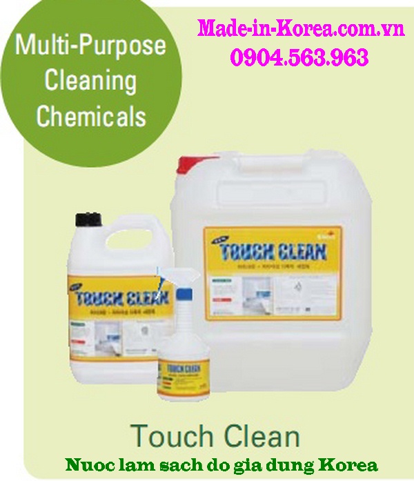Hóa chất làm sạch đồ gia dụng Korea Touch Clean
